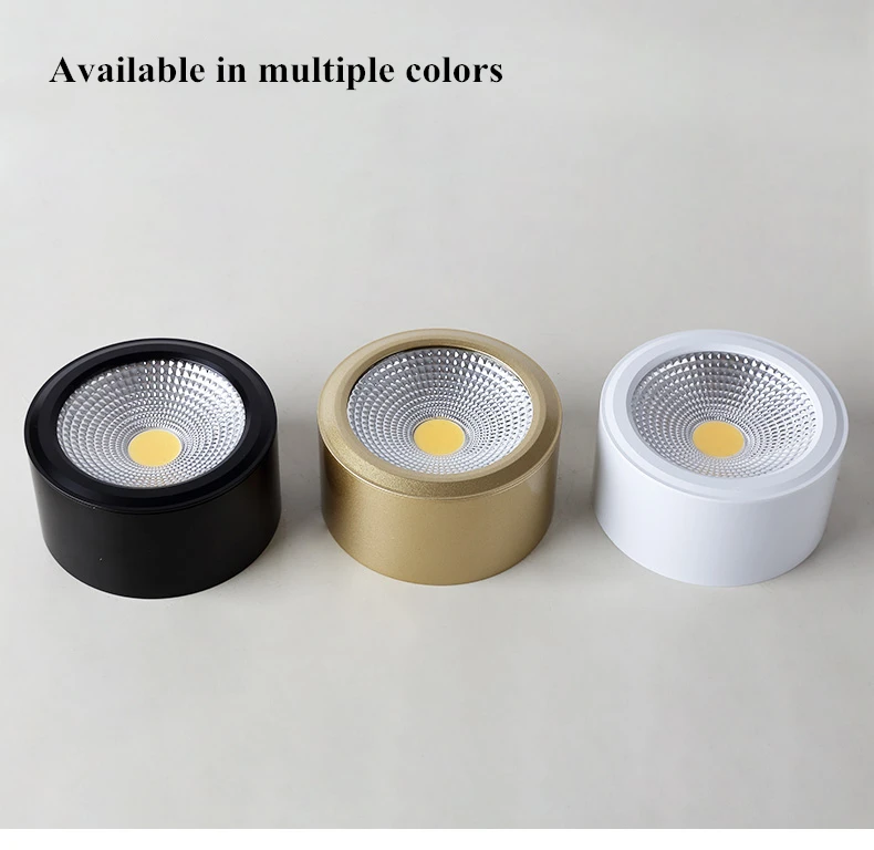 Dimmable surface mounted LED 3W 5W 7W 12W LED light kitchen and bathroom dimmable LED COB
