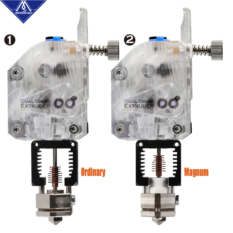 Продажа Mellow Nf Crazy Hotend с Bmg экструдер покрытием меди V6 сопла комплект для 3d принтера Blv печати 1,75 мм Abs Petg ТПУ нейлон Peek
