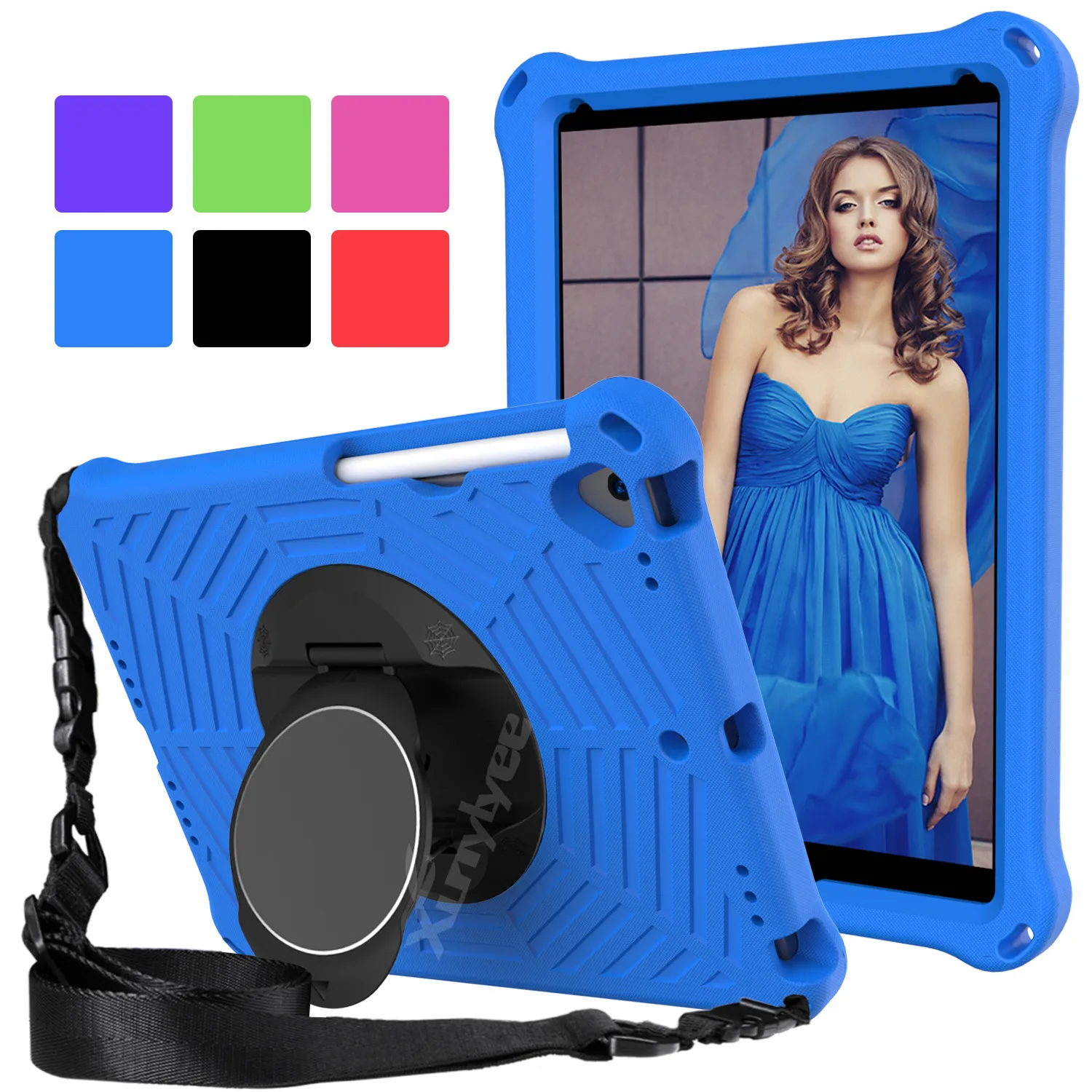 Per Ipad 9.7 2018, Ipad 9.7 2017, Ipad Air 2, Ipad Air (9.7 ") Custodia, Custodia Per Bambini Materiali Eva Con Custodia Per Tablet