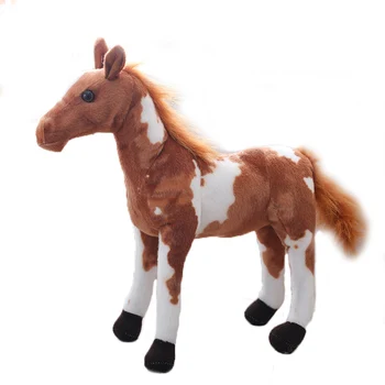 

Simulation Horse Plush Toy Realistic Horse Lifelike Animal Zebra Plush Doll Creative Stuffed Plush Toy Baby Kids Children Gift