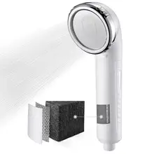 

Miniwell Filter Shower Head with Replacement Filters - Chlorine & Flouride Filter - Universal Shower System - Helps Dry Skin
