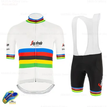 

Trekking SEGAFREDO 2020 Pro Team Cycling Jersey Set Men's Cycling Clothing MTB Cycling Bib Shorts Bike Jersey Set Ropa Ciclismo