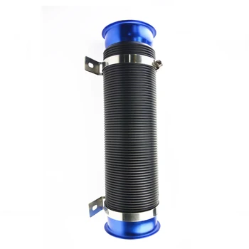 

Inlet Pipe Aluminum Air Intake Hose Modify Universal Spare Flexible Easy Install Filter Protection Duct Repair Car Engine