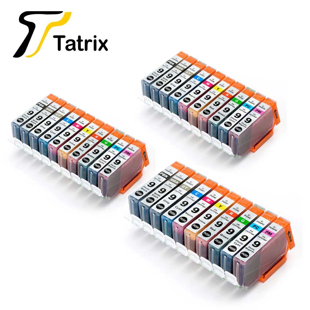 

30PK PGI-9 PGI9 For Canon PGI-9 With Chip Compatible Ink Cartridge For Canon Pixma Pro 9500 MX7600/iX7000/IX7000 RFB MX7600