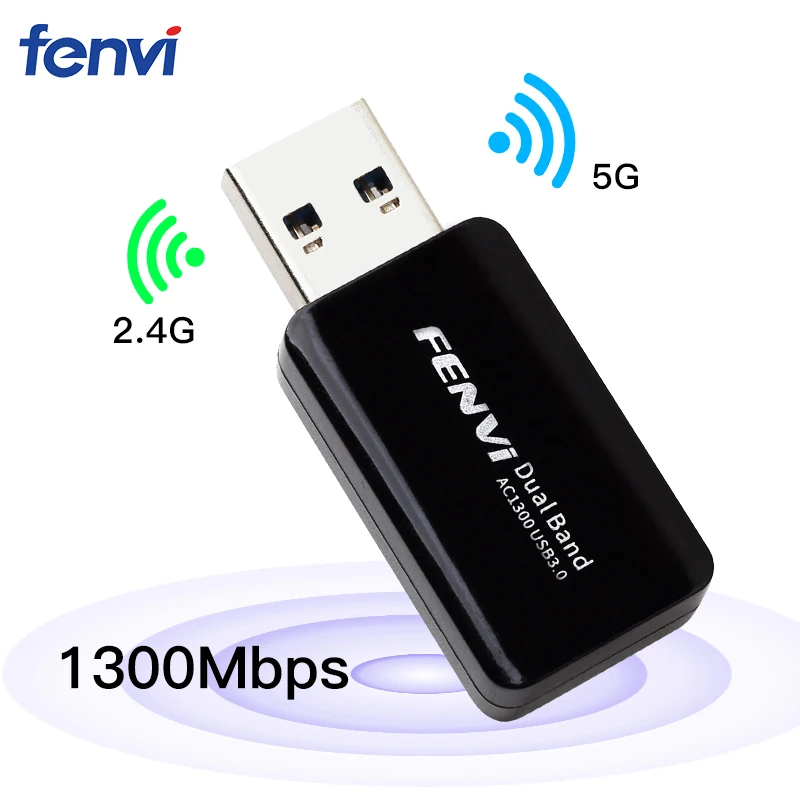 

Wi-Fi-адаптер 1300 Мбит/с, 2,4 ГГц, 5 ГГц, двухдиапазонный 802.11n/G/b/ac