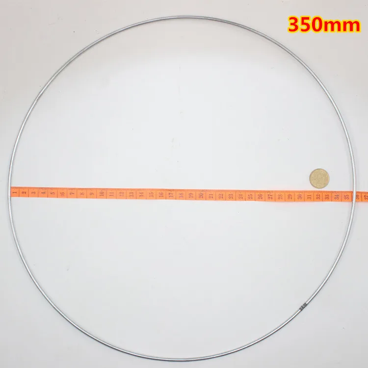 350mm 1 шт 35 мм-200 мм Ловец снов Reve кольца Висячие круглые Cercle хорошее сварное железо Pour Attrape Reve Net DIY Ювелирные Разъемы - Цвет: 350mm