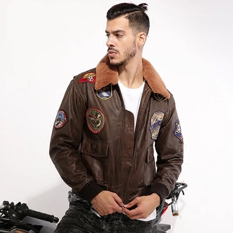 2019-Men-Brown-Genuine-Leather-Pilot-Jacket-Wool-Collar-Plus-Size-XXXL-Real-Cowhide-Winter-Russian (3)