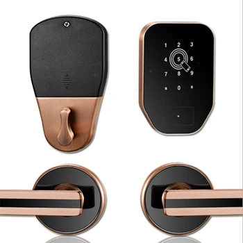 

Smart Door Lock Wifi TTLock App Electronic Door Lock Intelligent Door Locks Press Screen Digital Password Keyless Lock Hotel Apa