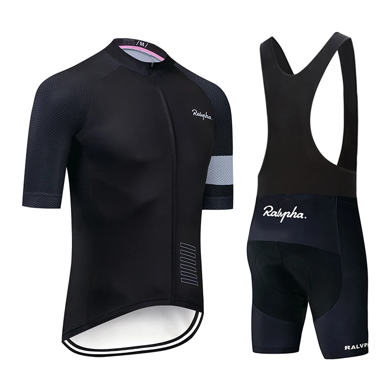 raphaing Men Summer Bike Clothing Breathable Anti-UV Bicycle Wear Short Sleeve Cycling Jersey Sets Ropa Ciclismo Maillot gobike