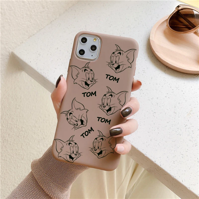 Чехол с изображением Тома и Джерри для Xiaomi Mi 9 8 Pro SE Lite 6 A1 A2 A3 MIX 2 3, силиконовый чехол для телефона из мягкого ТПУ
