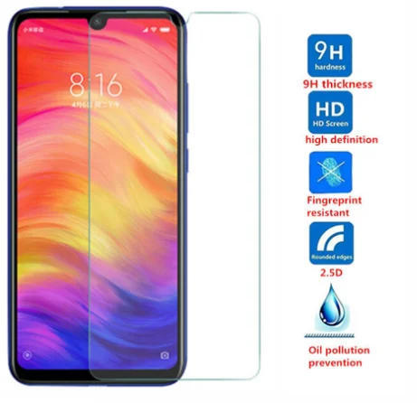 Роскошное умное зеркало флип чехол для Xiaomi Redmi 8A 8 чехол для Xiomi Redmi Note 8 Pro на Redmi8 Fundas для Redmi8A Coque - Цвет: tempered glass