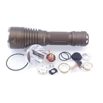 

MARCH C8 XML2 15W 3A Flashlight 3 Modes Waterproof 18650/21700 Battery LED Light for Searching Lamp Torch Lantern Spotlights