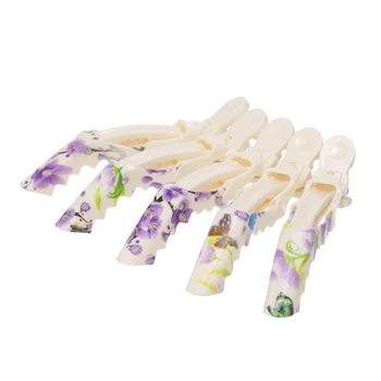 

5PCS Crocodile Hair Clips Multicolor Salon Sectioning Clips Clamps Hairdressing Styling Tool Braiding Clip Hairpin Hair Pins