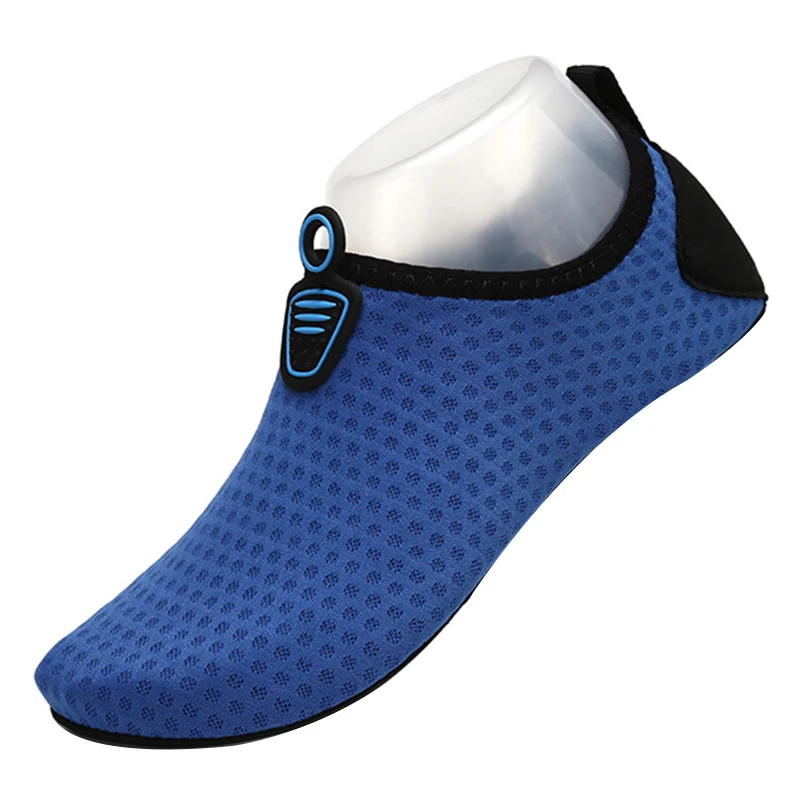 Женская и мужская обувь для плавания; дышащие кроссовки на мягкой плоской подошве; летняя обувь для серфинга дайвинга; M88 - Цвет: Синий