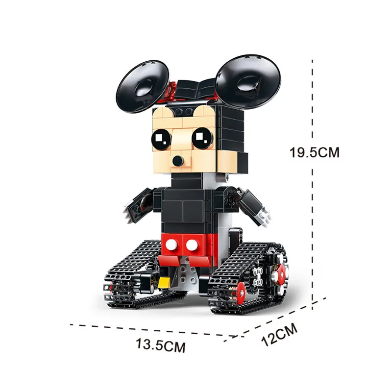

Smart Electric Remote Controlled Blocks Car Square Head Meng Po Series Children'S Educational Assembled Building Blocks Cartoon