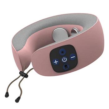 

Electric Pulse Health Care Neck Massager Pillow Multifunctional Relaxation Device Outdoor Portable Office U Shaped Car Shoulder