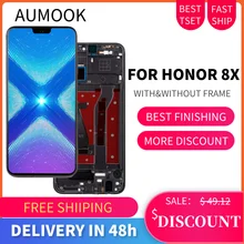 6,5 дюймовый ЖК-дисплей для Huawei Honor 8X дисплей сенсорный экран дигитайзер сборка для ЖК-экрана с рамкой Замена Бесплатные подарки(China)