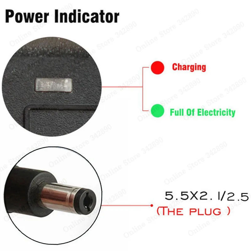 Posto para Fora Série de Lítio Garantia de Boa Carregador para 8 Bateria Li-ion Qualidade 33.6v 2a Input100-240v Dc: - Image 6