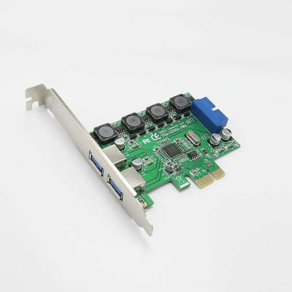 Настольный компьютер Pci-E к Usb3.0 карта расширения Настольный Usb3.0 карта расширения Передняя 20Pin карта расширения