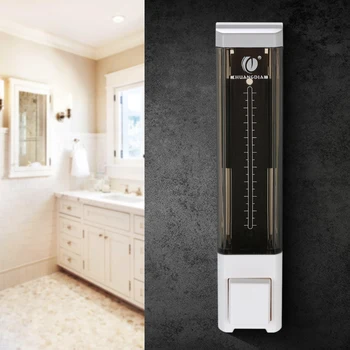 

180ml Wall-mounted Manual Soap Dispenser Toilet Hand Washing Liquid Shampoo Shower Gel Dispenser Shampoo Box Dispenser Holder