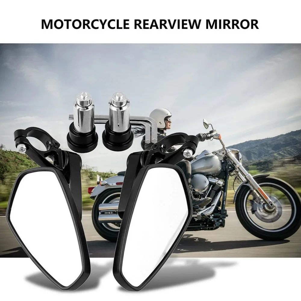 Мотоцикл модифицированное зеркало заднего вида для Honda Для Kawasaki Для Yamaha Универсальный 22 мм Обратный ЧПУ-зеркало заднего вида