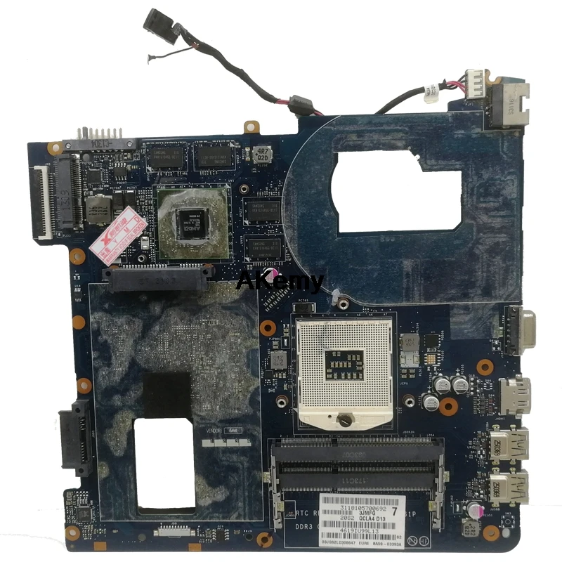 LA-8861P BA59-03541A BA59-03397A материнская плата для ноутбука samsung NP350 NP350V5C 350V5X QCLA4 HM76 DDR3 HD7600M