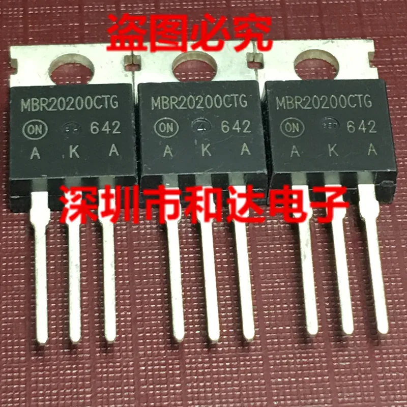 

MBR20200CTG TO-220 200 в 20 А