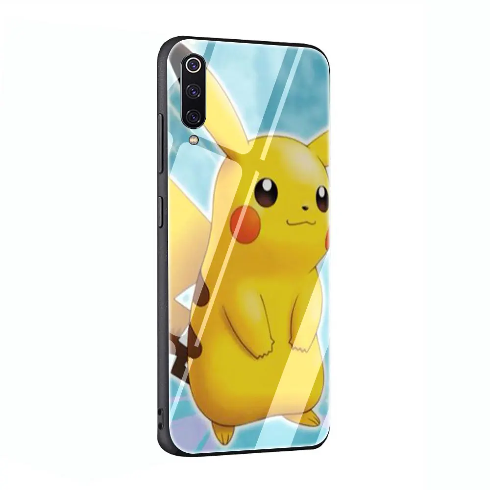 G7 EWAU Пикачу чехол из закаленного стекла для телефона для Xiaomi 5X6X8 Lite 9 A1 A2 F1 Remdi 4X 6A Примечание 5 6 7 pro - Цвет: G7