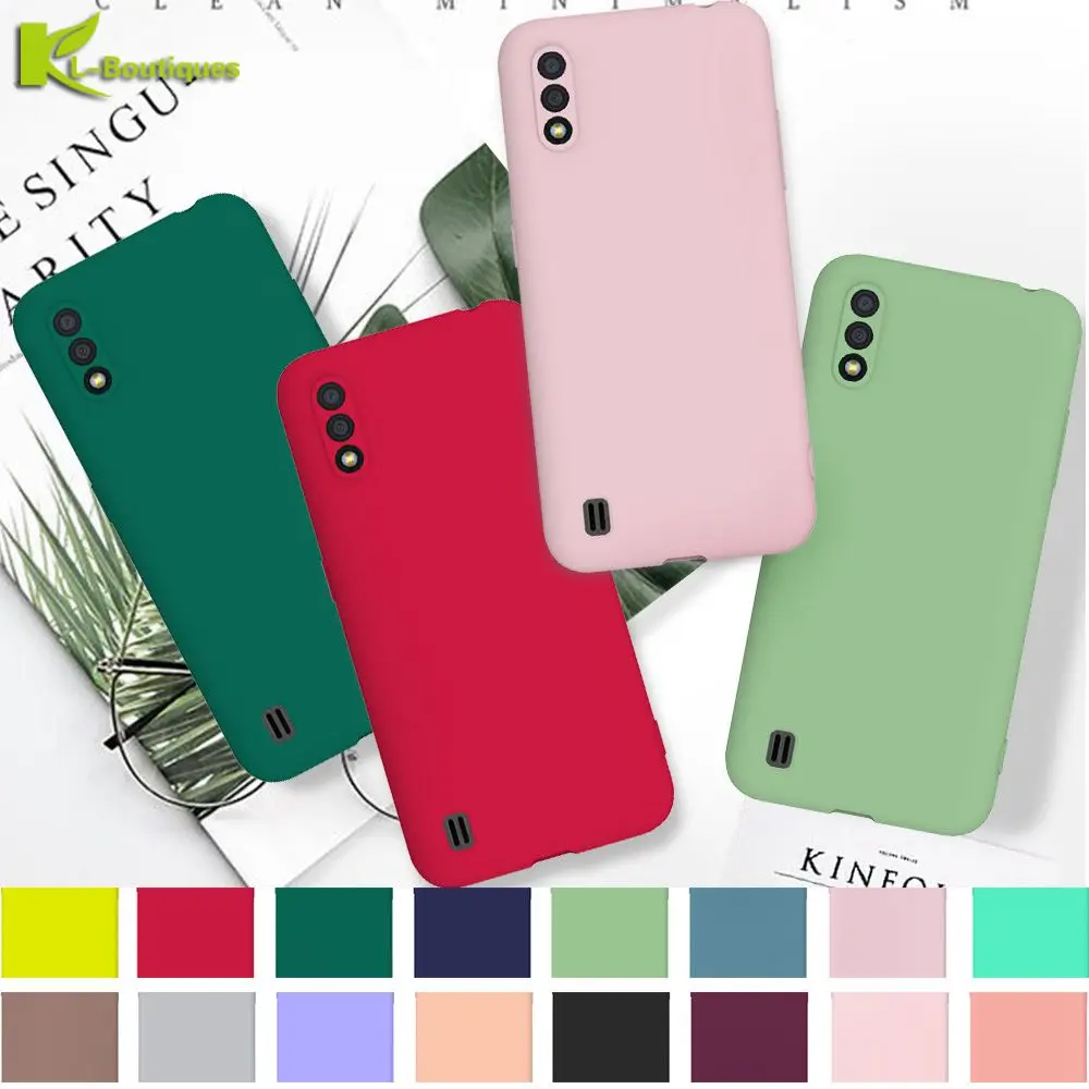 Plain Color Cover sFor Samsung Galaxy A51 A 01 21 71 81 91 A50 30 40 70 20 e 10 s S20 Ultra Plus Capa Soft TPU Silicone Cases | Мобильные