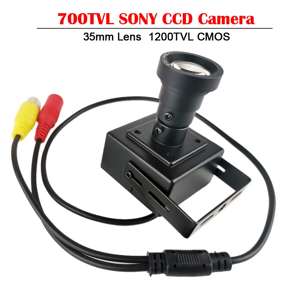 700TVL CCD 35 мм объектив с длинным фокусным расстоянием камера 1200TVL видеонаблюдения