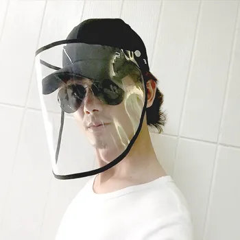 

Multi-function Protective Bucket Anti Infection Baseball cap Eye Protection Anti-fog Windproof Hat Anti-saliva Face Cover Cap