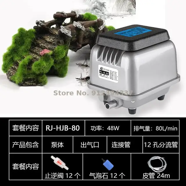 Luchtpomp Elektromagnetische Ultra Stille Zuurstof Pomp Zeevruchten Vijver Visvijver Beluchter Beluchting Pomp Septic Tank Beluchting Waterpompen Aliexpress