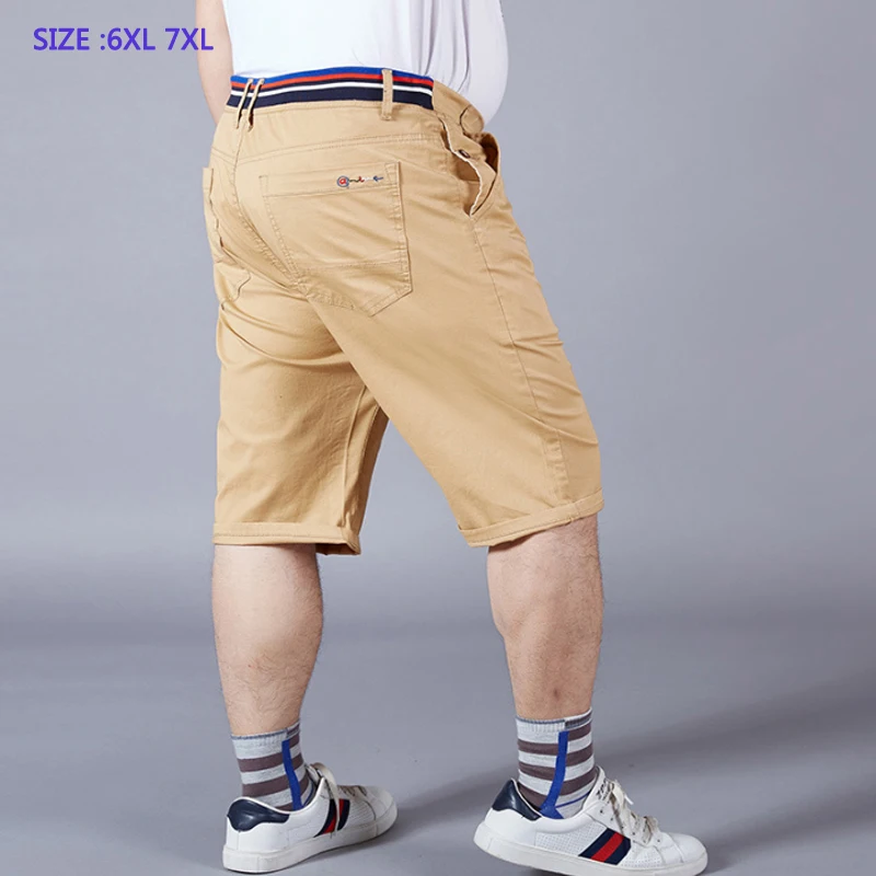 Summer New Trousers Men's Knee Length Pants High Quality Cotton Pants