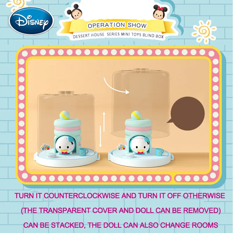Disney игрушка десерт глухая коробка с рисунком Микки и Минни Мини Рисунок серии