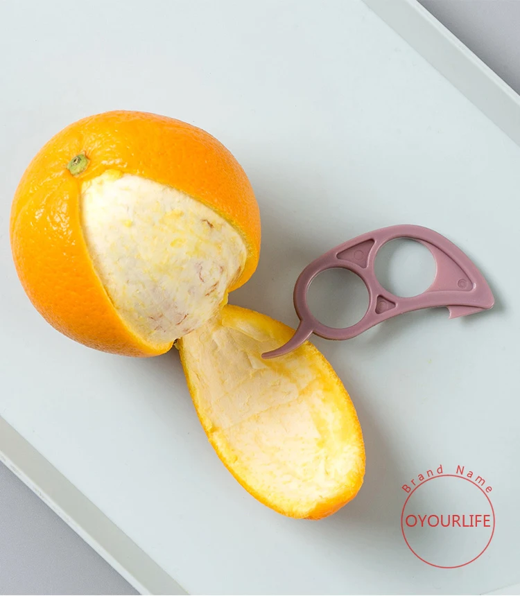 OYOURLIFE 3 шт./компл. Творческий палец кольцо апельсины нож многофункциональный апельсины лимонный экстракт граната машины для очистки кожуры, Кухня гаджеты