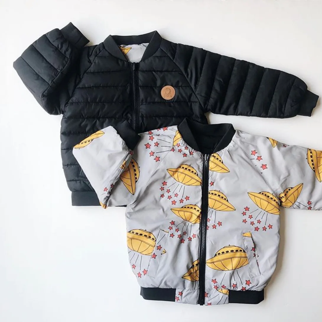 

INS Hot Selling Mini Series Men And Women Children Double Purpose Cotton Coat Kids' Jacket Thick Coat 19 Autumn And Winter New S