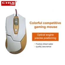 CHYI компьютерная Проводная игровая мышь Usb кабель оптический геймер Mause Mini 3d эргономичный 6 кнопок портативный ПК игровой мыши для MAC ноутбука