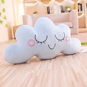 Темно-синий Новые милые плюшевые игрушки Kawaii Sky серии детская подушка для сна Мягкая Блестящая звезда красное сердце подушка украшение комнаты подарок - Цвет: Темно-синий