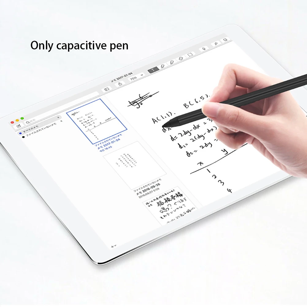 Bluetooth емкостный перо металлическое Изображение головы планшет сенсорный почерк ручка черный гладкий чувствительный совместимый активный