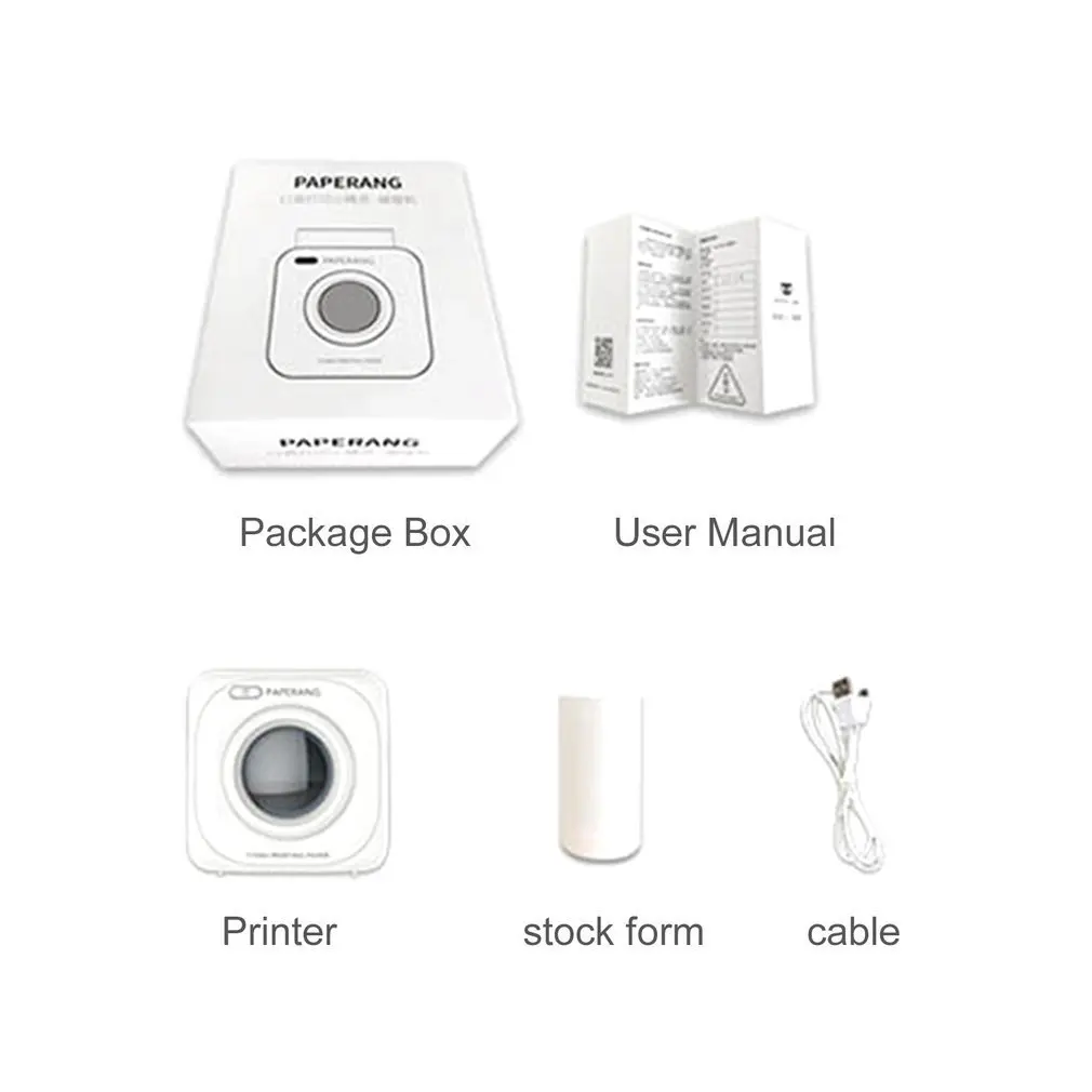 

Paperang P1 Small Size Wireless Bluetooth 4.0 Mobile Phone Instant Photo Printer Digital Picture Printing 1000MAH Battery