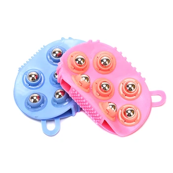 

Health Care Handheld tools 360 Degree Rotation 7pieces Magnetic Beads Mini Body Massage Brush Steel Ball Massager Slimming