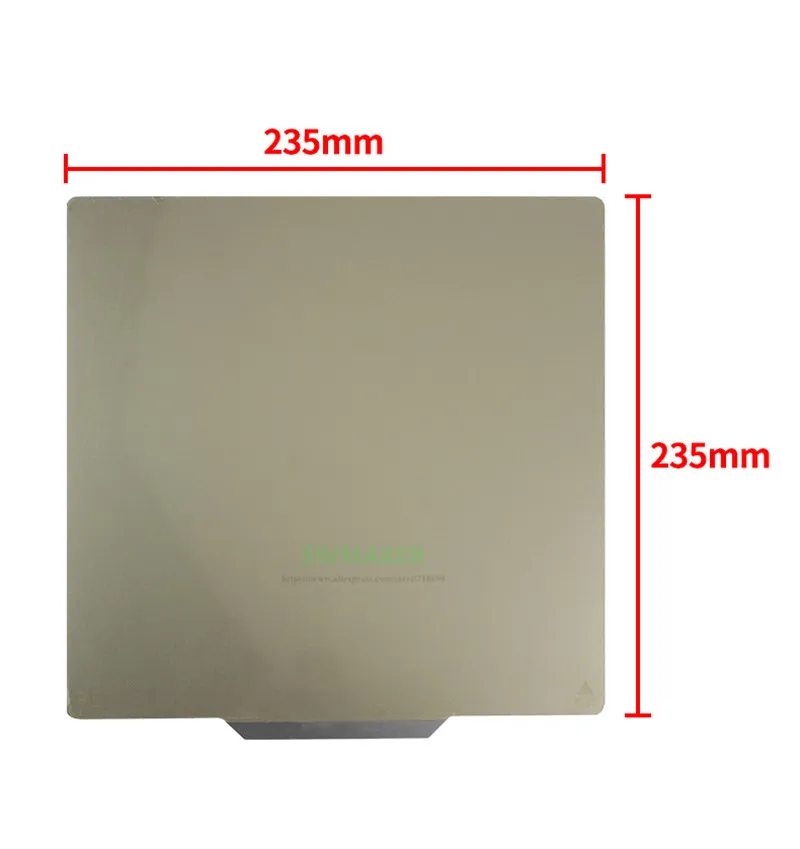A+ B 235x235 мм Ender-3 Pro Ender-5 серии Ender 3D принтеры PEI+ Гибкая стальная пластина+ магнитное основание для 3D-принтера Тепловая кровать