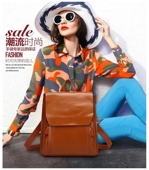 

2020 new women's backpack fashion casual ladies backpack large capacity simple ladies backpack