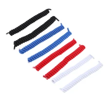 4 пары эластичных шнурки без завязок для детей и взрослых, кудрявые обувные шнурки для шнуровки длиной от 12,5 до 108 см