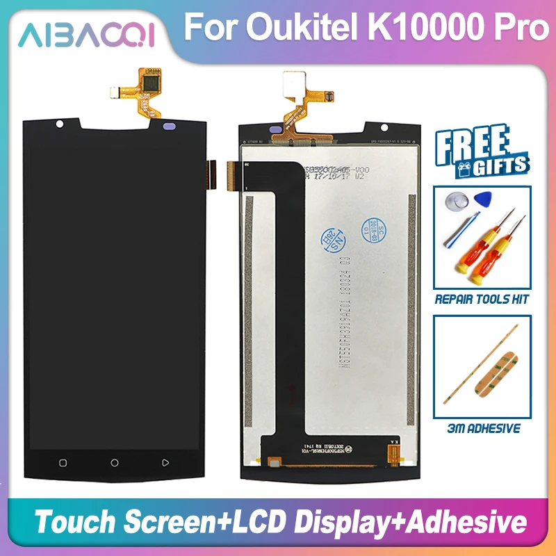 Дисплей с тачскрином AiBaoQi для Oukitel K10000 Pro Android 5 7 0'' | Мобильные телефоны и