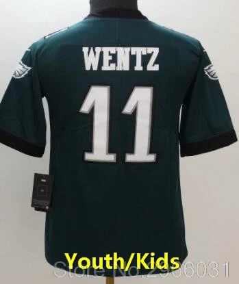 Philadelphia Качественные Детские Молодежные 36 Jay Ajayi 17 Alshon Jeffery 20 Brian davkins 27 Malcolm Jenkins 56 Chris Long jersey