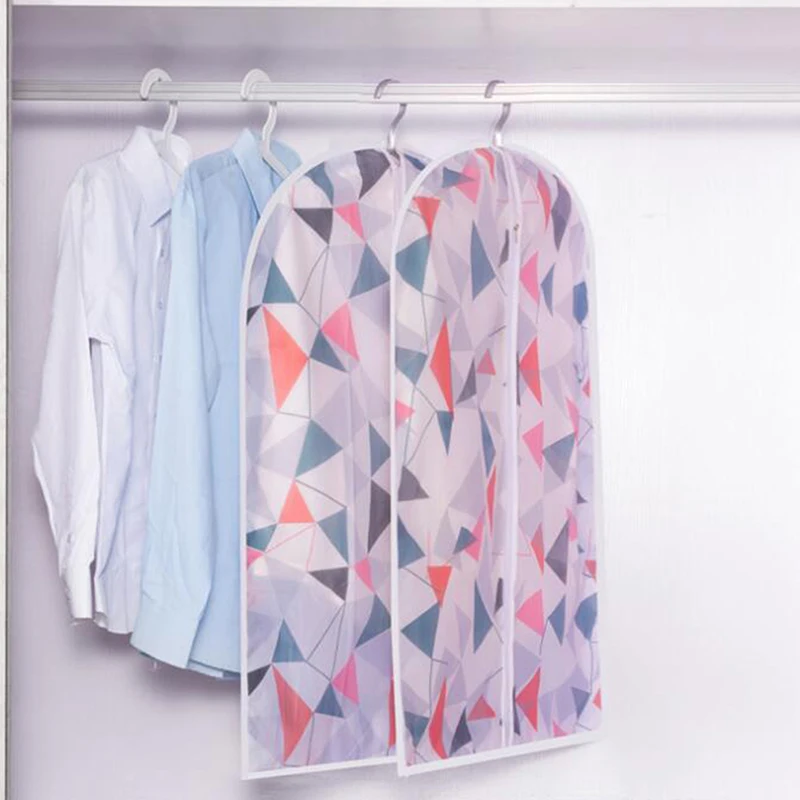 Waterproof Clothes Dust Cover Clear Suit Bag Moth Proof Garment Bags
