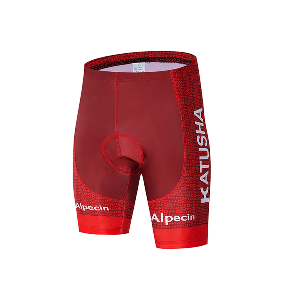 shorts Новинка, профессиональная Катюша, одежда для велоспорта, Джерси, быстросохнущая Мужская одежда для велоспорта, летняя командная одежда, Майки для велоспорта, 9D гелевые велосипедные шорты - Цвет: shorts