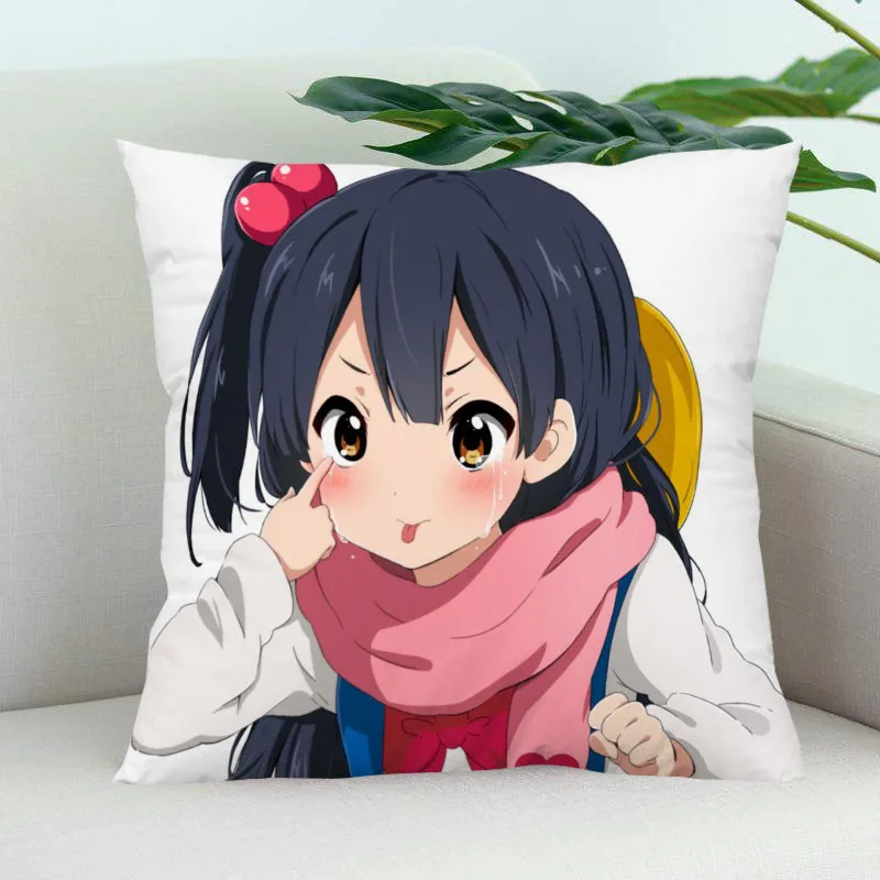

Tamako Market Pillow Cover Bedroom Home Office Decorative Pillowcase Square Zipper Pillow Cases Satin Soft