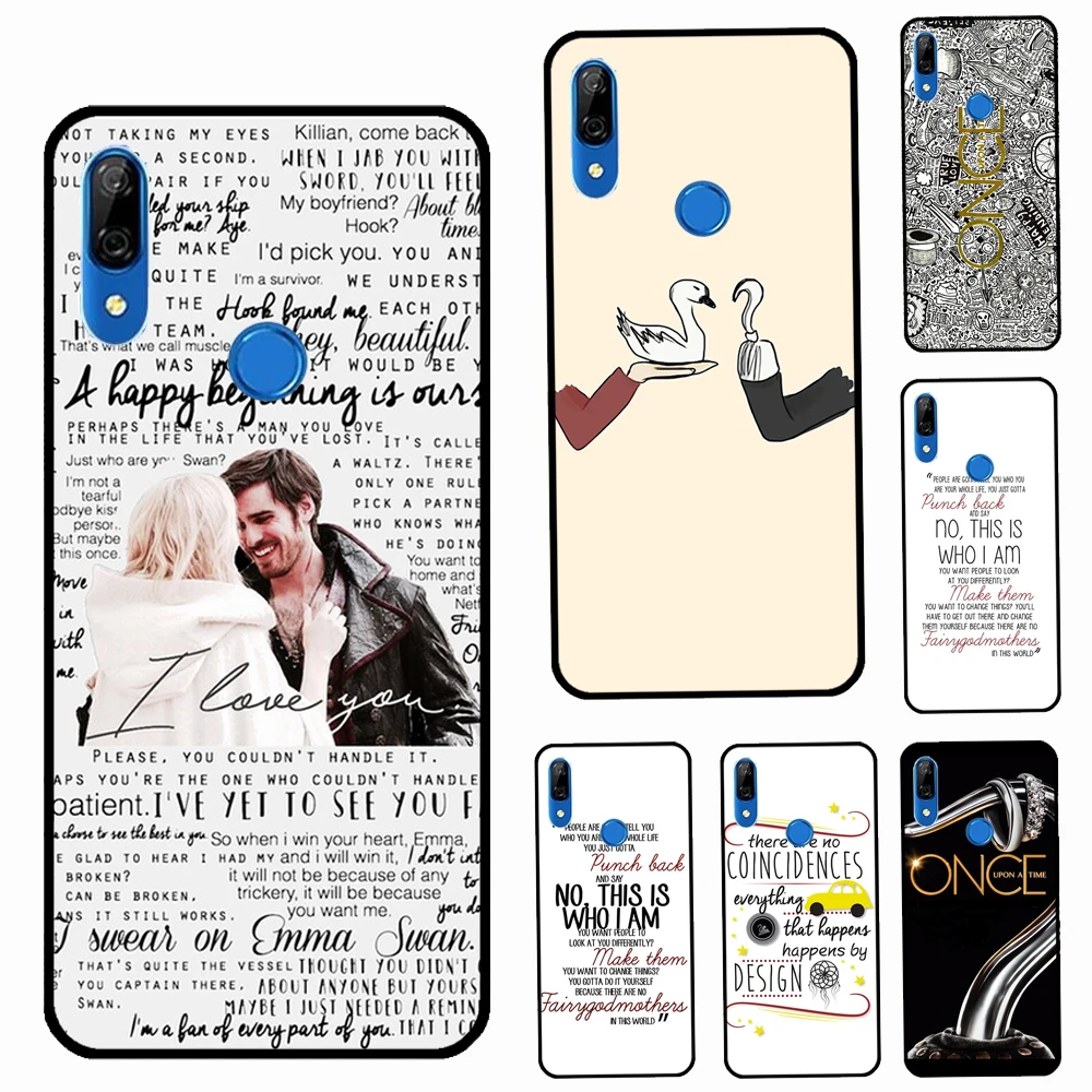 C'Era Una Volta Emma Swan Quote Case Per Huawei P20 P30 P40 Lite Pro P Smart 2019 2021 Nova 5T Cover Per Honor 50 8X 9X 10I